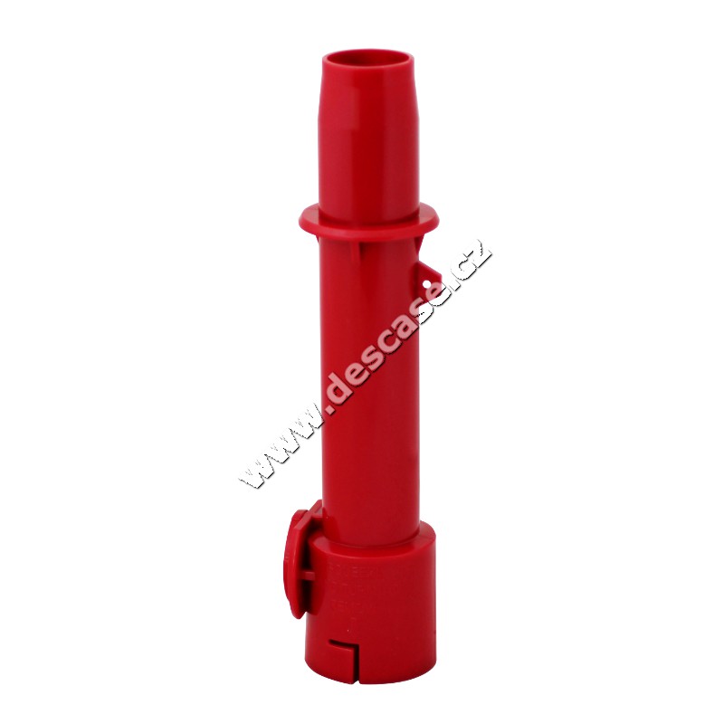 8" Rigid Spout 1" tip, Red