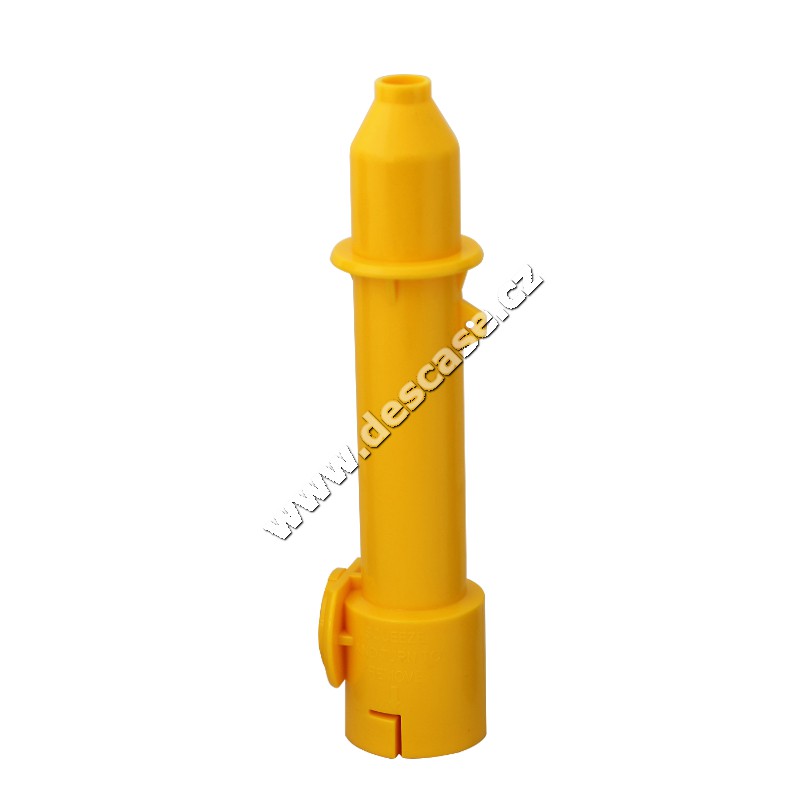 8" Rigid Spout 1/2" tip Yellow